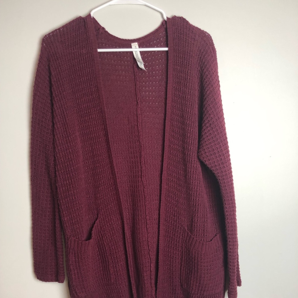 Thick cardigan